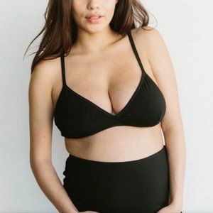 Storq Everyday Nursing Bra Underwire-free in black size 1